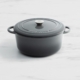 Wolstead Endure Round Enamel Cast Iron Casserole 28cm - 5.9L Grey