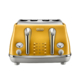 DeLonghi Icona Capitals CTOC4003Y 4 Slice Toaster Yellow