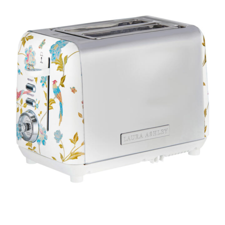 Laura Ashley Elveden 2 Slice Toaster White