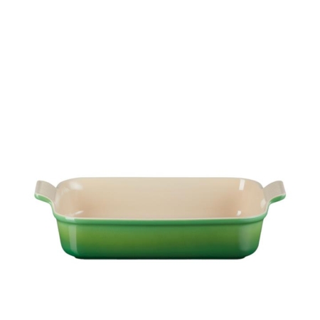 Le Creuset Stoneware Heritage Rectangular Dish 26cm - 2.4L Bamboo Green