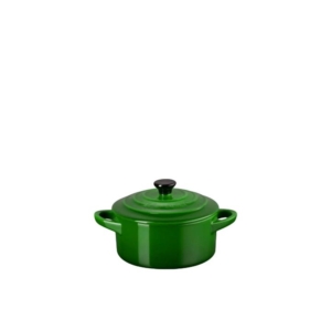 Le Creuset Stoneware Mini Round Casserole 10cm Bamboo Green