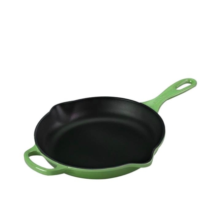 Le Creuset Signature Cast Iron Round Skillet 26cm Bamboo Green