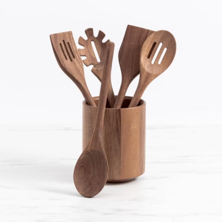 Kitchen Pro Elements Acacia Wood Utensils Set of 6