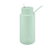 Frank Green Ultimate Ceramic Reusable Bottle with Straw 1L (34oz) Mint Gelato