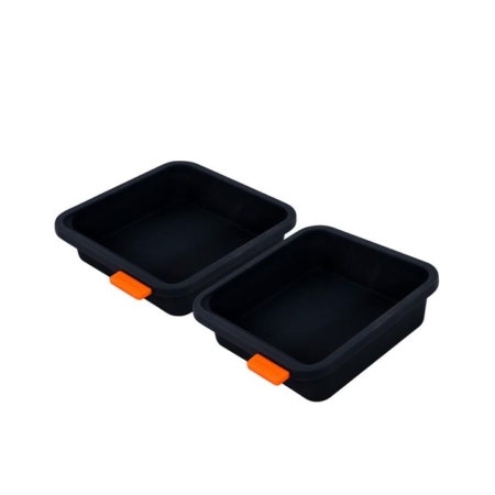 Bakemaster Reinforced Silicone Divider Trays 13cm Set of 2