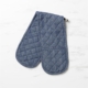 Salisbury & Co Hampstead Double Oven Mitt Navy Blue