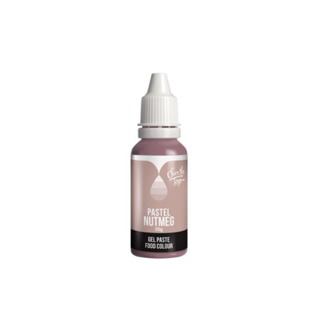 Over the Top Pastel Gel Food Colour 25ml Nutmeg