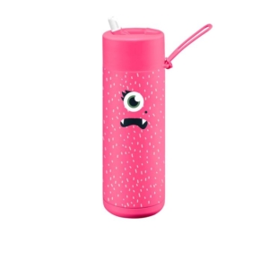 Frank Green Franksters Reusable Bottle with Straw 595ml (20oz) Neon Pink Piper