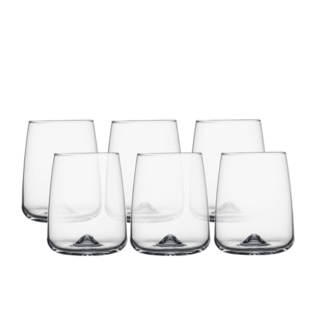 Ecology Ida Stemless Wine Glass 430ml Set of 6