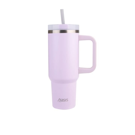 Oasis Commuter Double Wall Insulated Travel Mug 1.2L Orchid