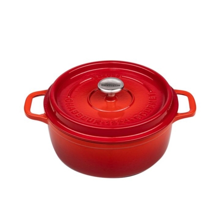 Chasseur Gourmet Round French Oven 28cm - 6.1L Crimson