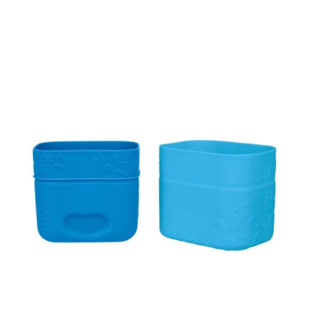 b.box Silicone Snack Cup Set of 2 Ocean