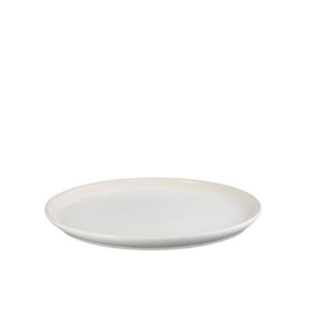 Le Creuset Stoneware Coupe Salad Plate 22cm Meringue