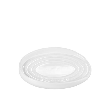 Le Creuset Stoneware Oval Spoon Rest White