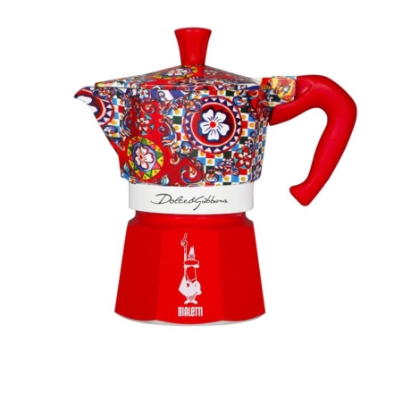 Bialetti Dolce & Gabbana Moka Express Stovetop Espresso Maker 3 Cup