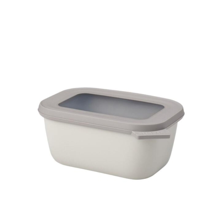 Mepal Cirqula Rectangular Multi Storage Bowl 750ml Nordic White