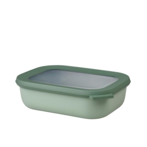 Mepal Cirqula Rectangular Multi Storage Bowl 1L Nordic Sage