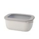 Mepal Cirqula Rectangular Multi Storage Bowl 1.5L Nordic White