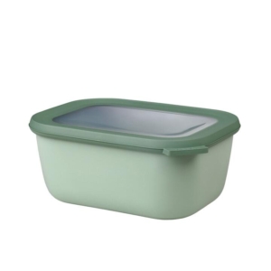 Mepal Cirqula Rectangular Multi Storage Bowl 1.5L Nordic Sage
