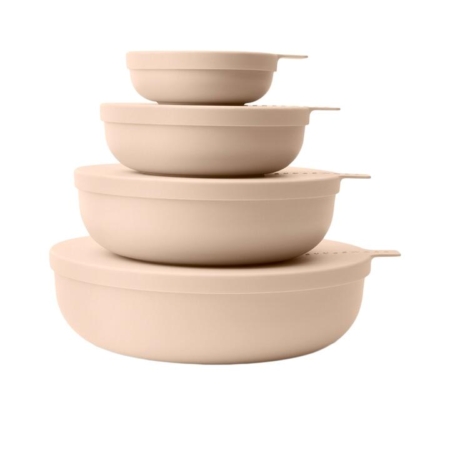 Styleware Nesting Storage Bowl Set 4pc Biscotti