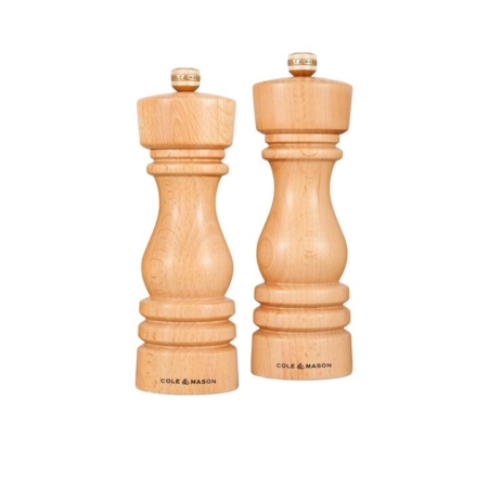 Cole & Mason London Salt and Pepper Mill Beechwood Gift Set