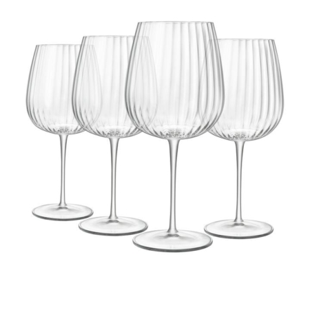 Luigi Bormioli Optica Gin/Burgundy Glass 750ml Set of 4