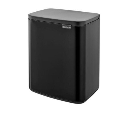 Brabantia Bo Waste Bin 12L Matte Black