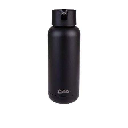 Oasis Moda Triple Wall Insulated Drink Bottle 1L Black
