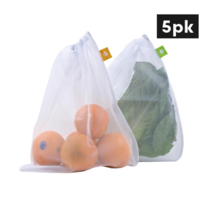 Appetito Reusable Produce Mesh Bag 5pk