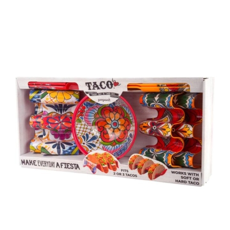 Prepara Taco Gift Set Melamine 9pc Multiple