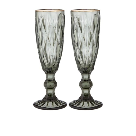 Tempa Ezra Champagne Glass 170ml Set of 2 Ivy