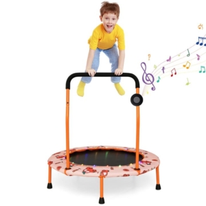 mini trampoline for kids with handle