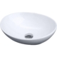 Above Counter Bathroom Vanity Oval Ceramic Basin