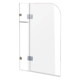 1200 x 1450mm Frameless Bath Panel 10mm Glass Shower Screen By Della Francesca