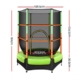 Everfit Trampoline 4.5FT Kids Trampolines Cover Safety Net Pad Ladder Gift Green