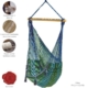 Mayan Legacy Extra Large Outdoor Cotton Mexican Hammock Chair in Caribe Colour