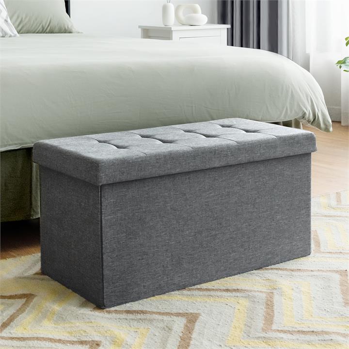 Costway oldable storage ottoman