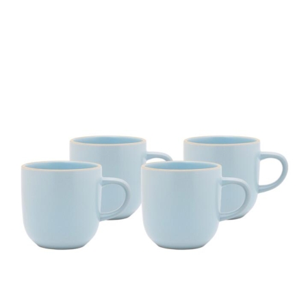 Porto Maison Reactive Mug 320ml Set of 4 Blue