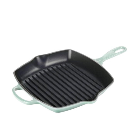 Le Creuset Signature Cast Iron Square Grillit 26cm Sage