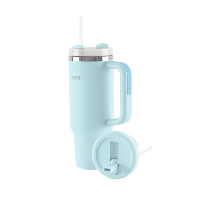 Avanti HydroQuench Insulated Travel Tumbler with Two Lids 1L Sea Breeze Blue