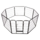 8 Panel Heavy Duty Pet Dog Playpen Puppy Exercise Fence Enclosure Cage