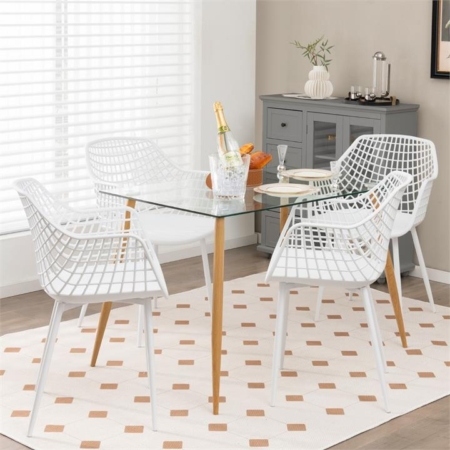 Costway modern dining chair set of 4