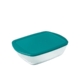 Pyrex Cook & Store Rectangular Glass Storage 2.5L Green