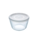 Pyrex Cook & Freeze Round Tall Glass Storage 1.1L White