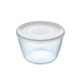 Pyrex Cook & Freeze Round Tall Glass Storage 1.6L White