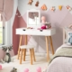 kids vanity set with mirror