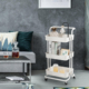3-tier rolling cart
