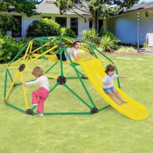 climbing dome and play set