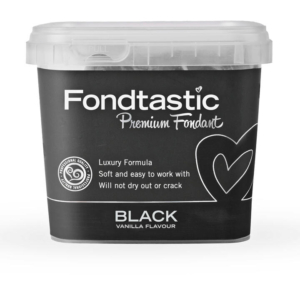 Fondtastic Premium Fondant Black 1kg