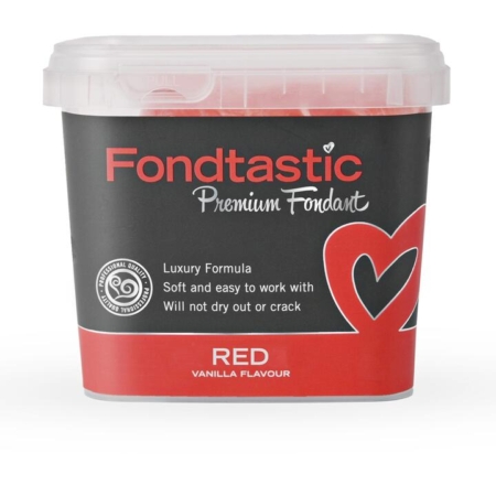 Fondtastic Premium Fondant Red 1kg